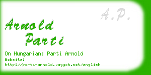 arnold parti business card